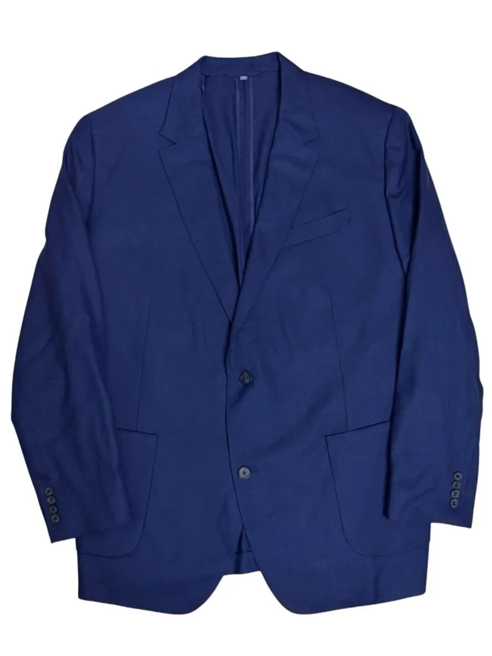 BONOBOS Blazer $500 WOOL Blue Luxury Designer Business Casual Jacket Mens 54L